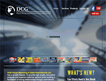 Tablet Screenshot of dcgvisionmarketing.com